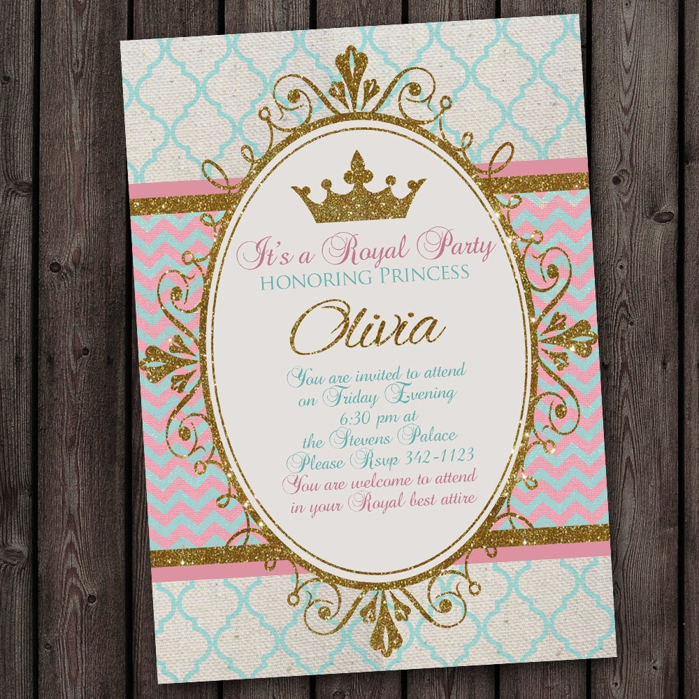 Royal Birthday Invitations 6