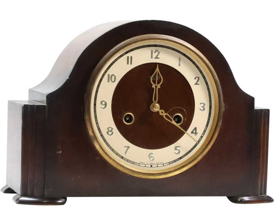 Smiths Enfield Art Deco Westminster Chimes Mantel Clock 12 Etsy Canada