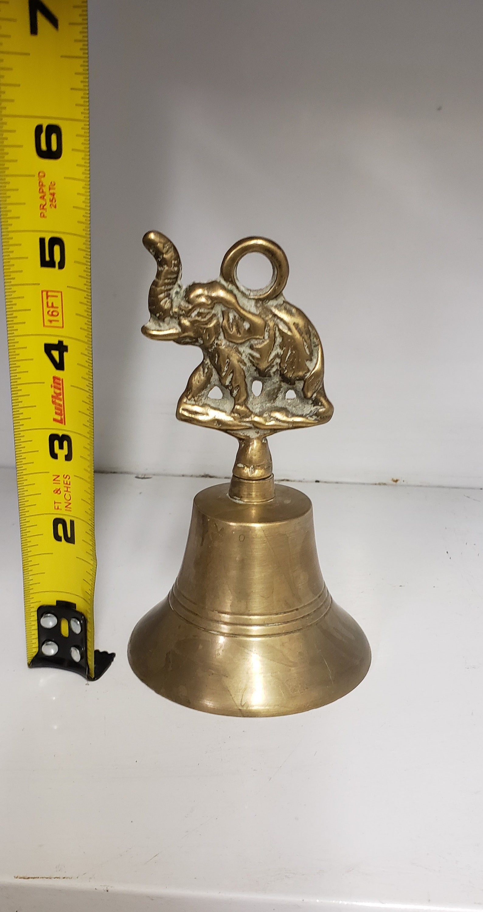 Vintage Brass Elephant Bell Etsy