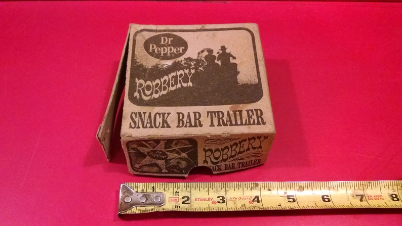 Vintage Dr Pepper Snack Bar Trailer Box