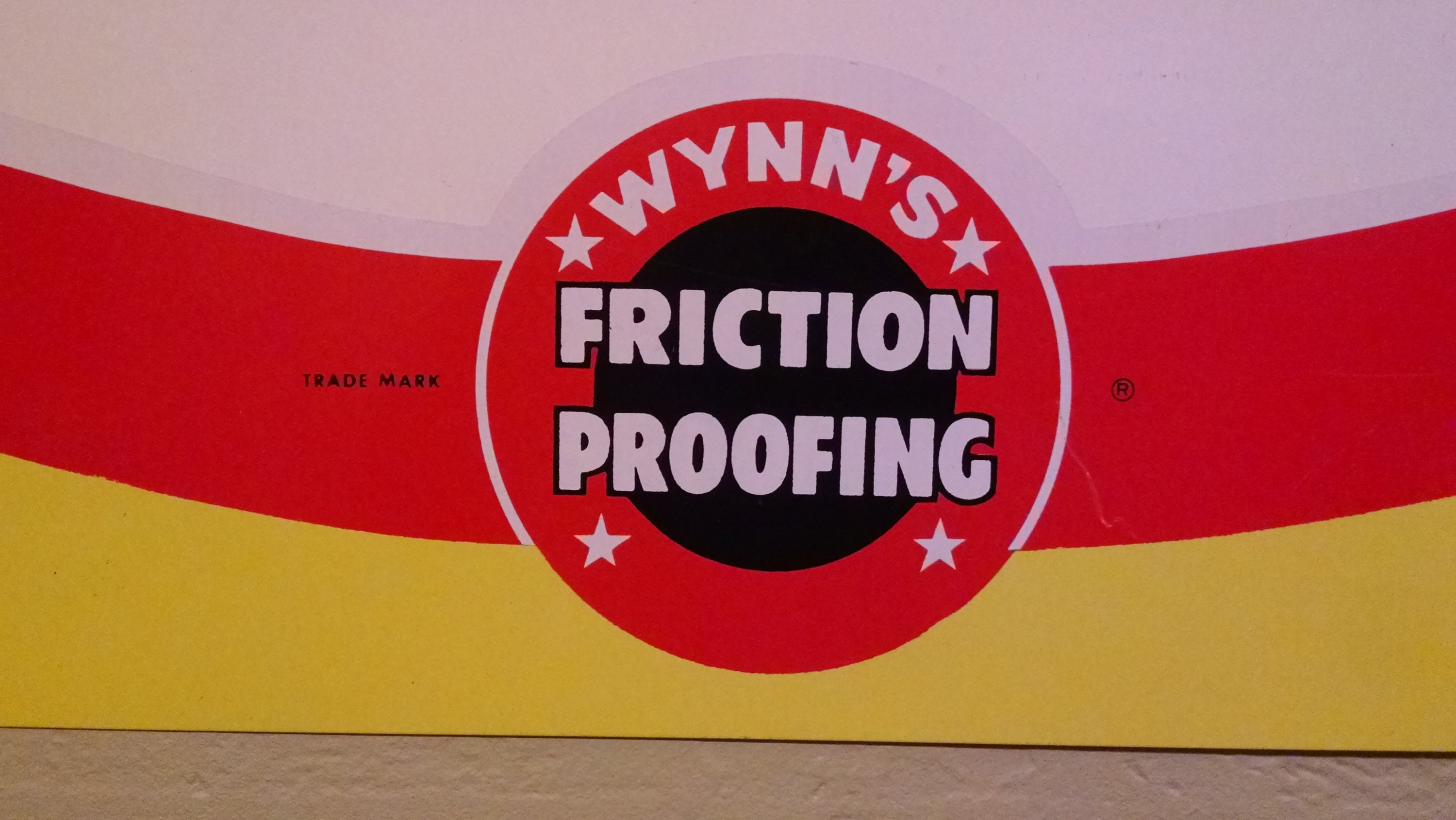 Vintage Wynn's Car Care Products Sign Etsy