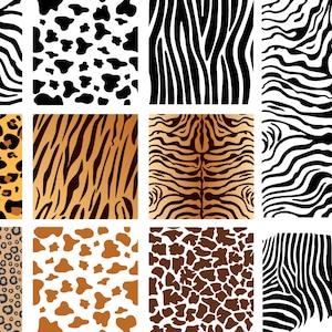 Vector Animal Skins - Seamless Patterns