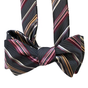 Silk Bowtie for Men - International - One-of-a-Kind, Handcrafted - Self-tie or Pre-tied
