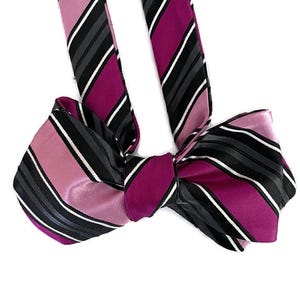 Silk Bow Tie for Men - Party Time - One of-a-Kind, Handcrafted - Pre=tied or Self-tie