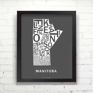 Carte typographique de Far Sky Manitoba
