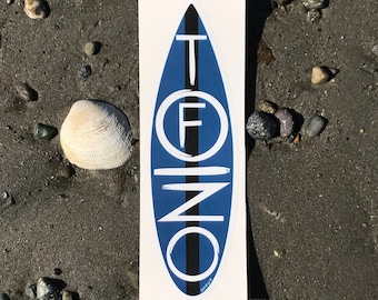 Far Sky Typographic Tofino Surfboard Vinyl Sticker