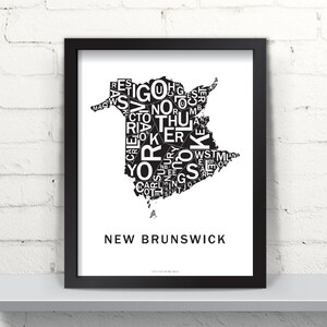 Carte typographique de Far Sky Nouveau-Brunswick