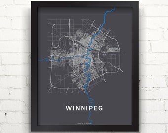 Far Sky Winnipeg, Manitoba Roadnet Map