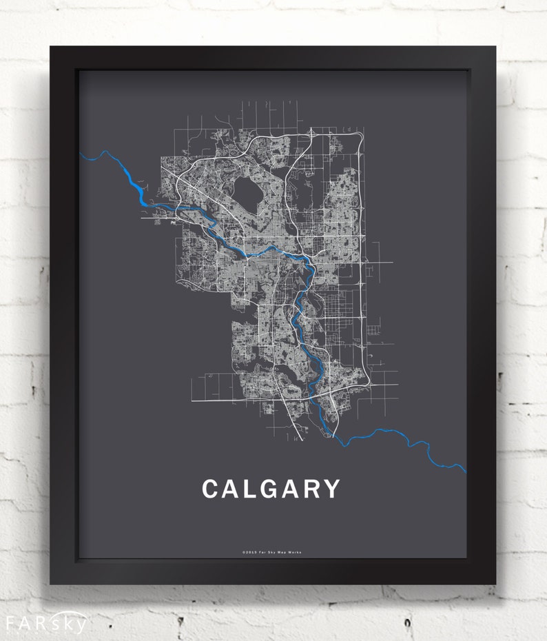 Far Sky Calgary, Alberta Roadnet Map image 2