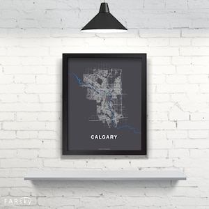 Far Sky Calgary, Alberta Roadnet Map image 1