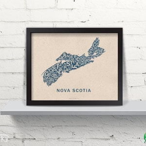 Carte typographique de Far Sky Nova Scotia