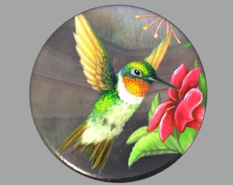 Multicolor - Quirklets Handpainted Clay Bird Pendant Necklace 21