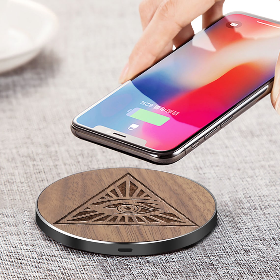 15W wooden wireless charger is suitable for various devices Etsy
