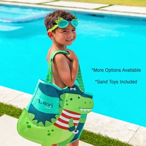 Kids Beach Bag, Personalized Children's Beach Tote, Toddler Beach Bag, Stephen Joseph