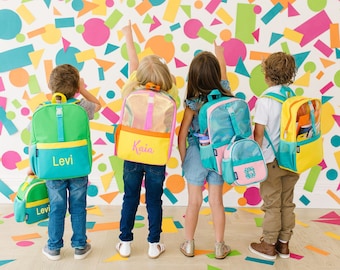 Monogrammed Backpack and Lunchbox Set