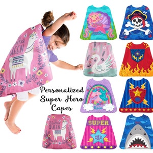 Personalized Capes / Kid's Dress up Cape / Pretend Play / Party Favor / Kid's Cape / Stephen Joseph