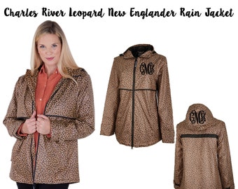 cheetah raincoat