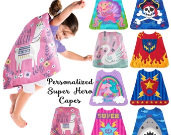 Personalized Capes / Kid's Dress up Cape / Pretend Play / Party Favor / Kid's Cape / Stephen Joseph