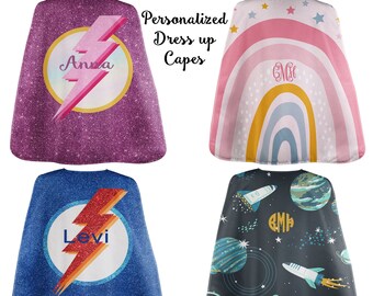 Personalized Capes / Kid's Dress up Cape / Pretend Play / Party Favor / Kid's Cape / Stephen Joseph