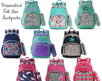 Personalized Backpack / Back to School / Full Size Backpack / Monogrammed Backpack