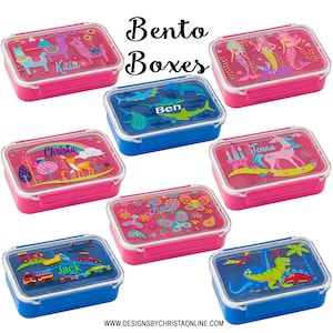 Personalized Bento Box / Lunch Divider Box / Snack Box