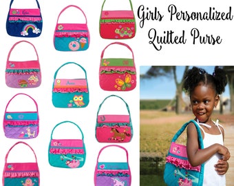 personalized girls purse