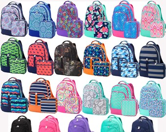 Backpack and Lunchbox Set / Monogrammed Backpack and Lunchbox Set / Embroidered Backpack / Personalized Backpack and Lunchbox Set