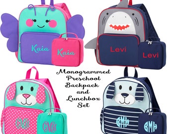 pre k backpack and lunchbox