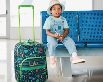 Personalized Kids Rolling Bag, Stephen Joseph, Kids Suitcase, Travel Bag for boy, Overnight Bag, Free Shipping, Going to Grandmas, Suitcase