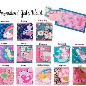 Personalized Toddler Wallet for Little Girls, Steven Joseph Wallet, Girls First Wallet, Wallet with Monogram / Kids Wallet / Girls Purse
