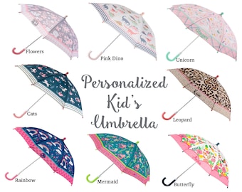 Personalized Umbrella / Monogrammed Kid&#39;s Umbrella / Rainy Day / Children&#39;s Umbrella / Easter Basket / Rain Gear for Kids /Personalized Rain