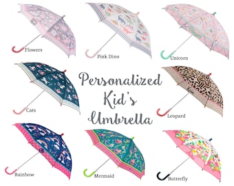 Personalized Umbrella / Monogrammed Kid's Umbrella / Rainy Day / Children's Umbrella / Easter Basket / Rain Gear for Kids /Personalized Rain