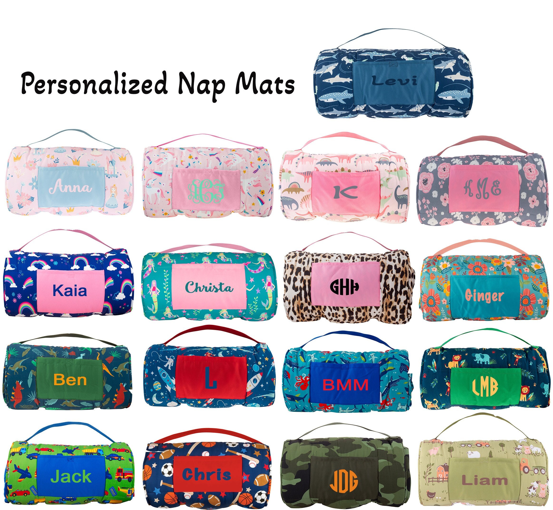 Monogrammed Sleeping Bag Etsy