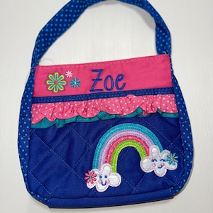 Sac à main personnalisé pour bambin pour petites filles, sac à main matelassé Steven Joseph, premier sac à main pour filles, sac à main avec monogramme/sac à main pour enfants