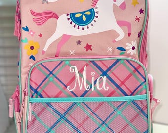 Personalized Kids Rolling Luggage, TSA Approved Kids Suitcase, Travel Bag for Child, Overnight Bag, Going to Grandmas