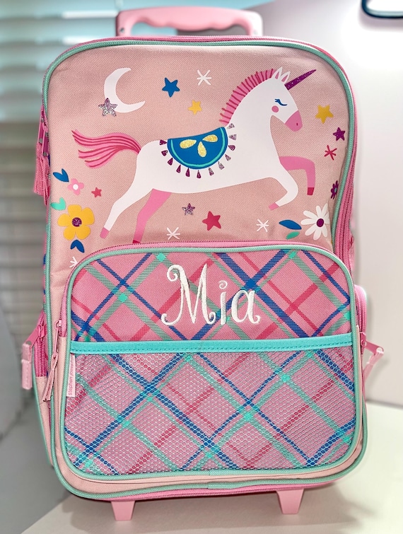 Personalized Kids Rolling Luggage Stephen Joseph Kids Suitcase Travel Bag Overnight Bag Free Shipping Etsy UK
