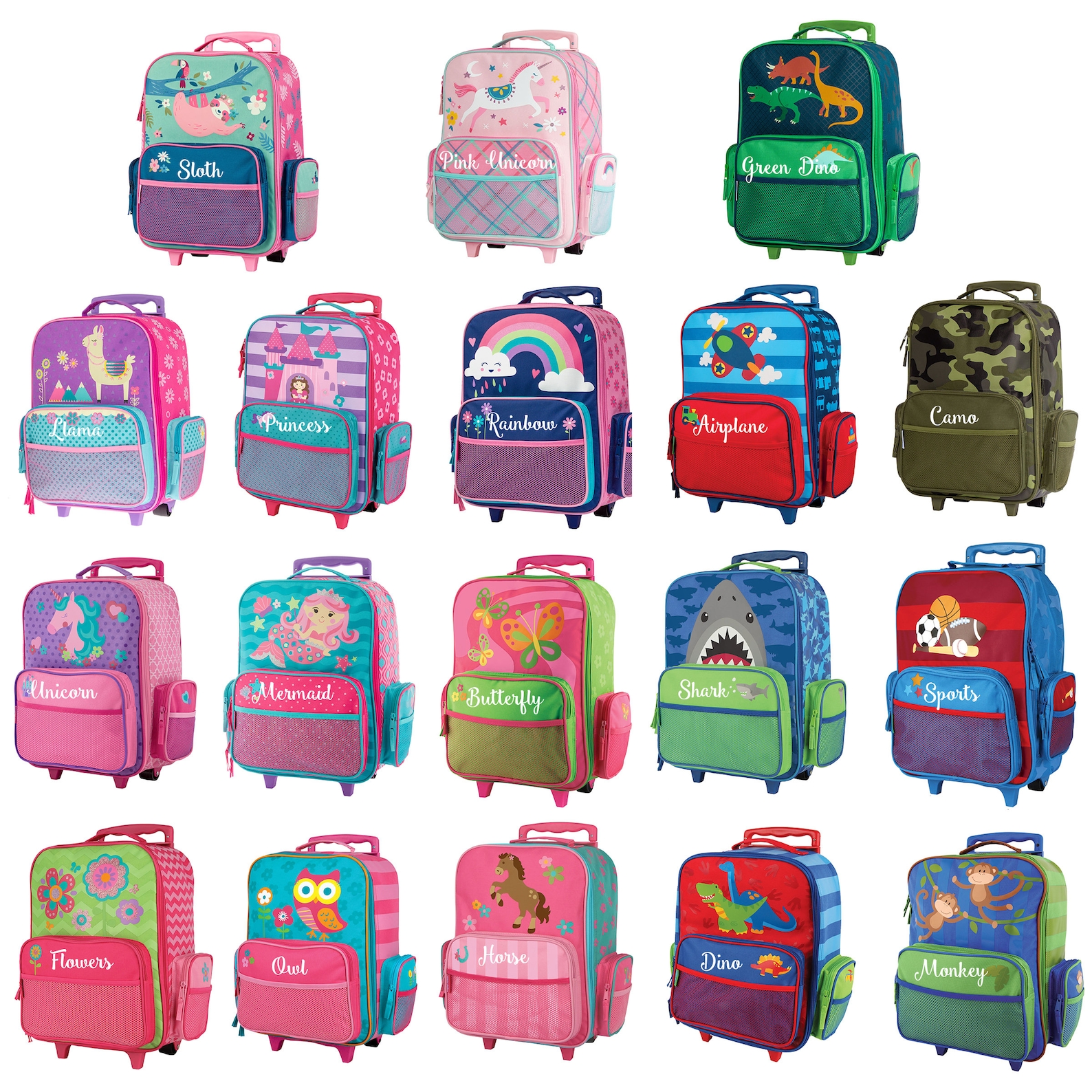 Personalized Kids Rolling Luggage / Stephen Joseph / Kids Etsy