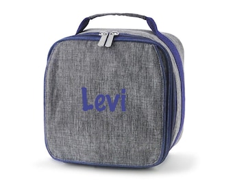 Monogrammed Lunchbox: Embroidered Lunch Tote, Back To School