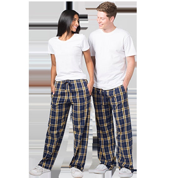  CQR Womens 100% Cotton Flannel Plaid Pajama Pants, Brushed  Soft Lounge & Sleepwear PJ Bottoms
