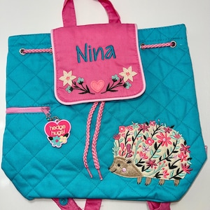 Personalized Toddler Backpack / Toddler Girl&#39;s Backpack / Preschool Backpack / Stephen Joseph Quilted Backpack / Boys Backpack / Diaper Bag