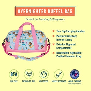 Kids Monogrammed Duffle Bag / Dance Bag / Overnight Bag / - Etsy