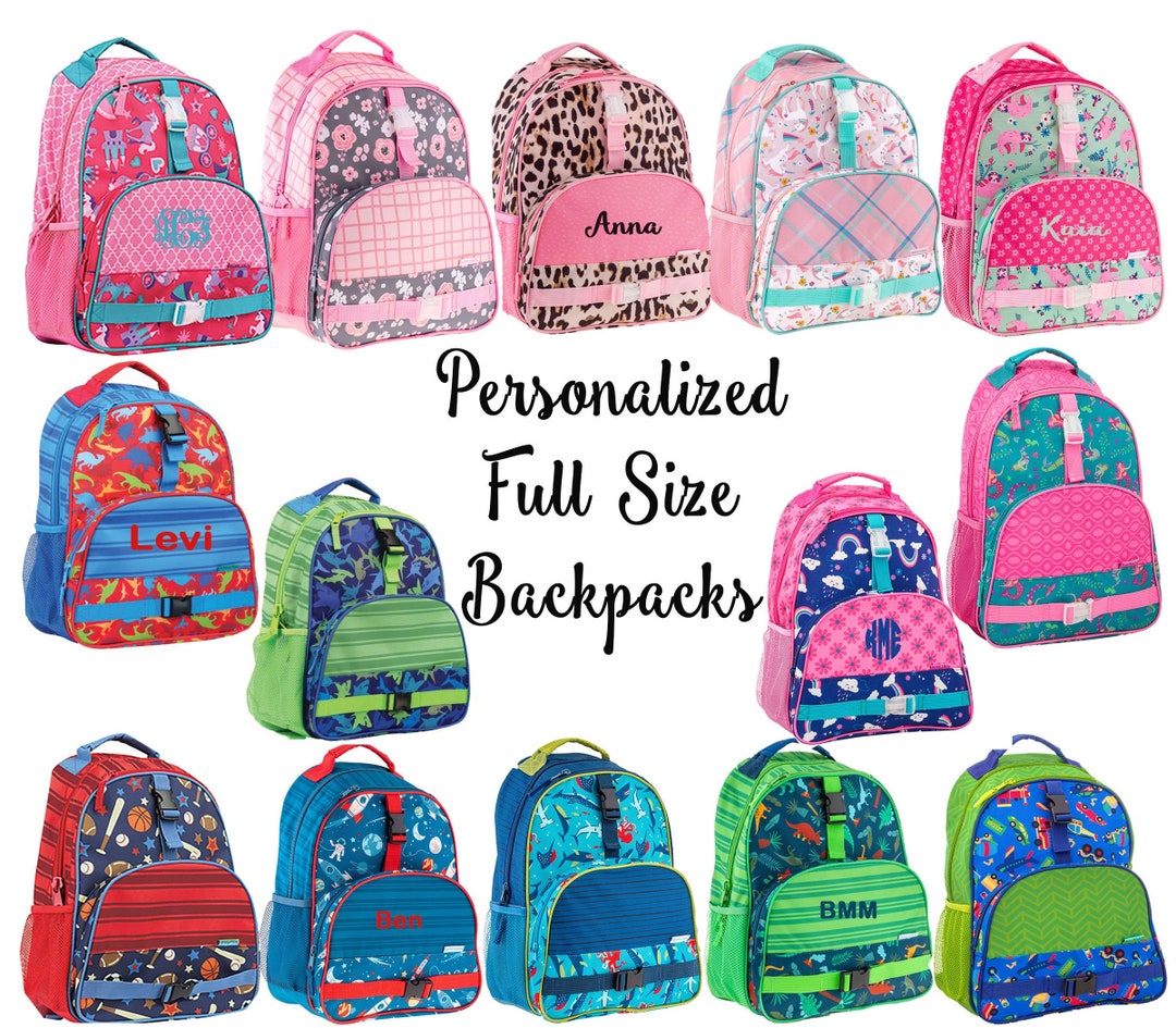 Monogrammed Stephen Joseph Backpack / Back to School Etsy