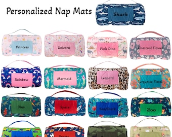 Personalized Nap Mat / Stephen Joseph / Nap Roll / Sleep Bag / Kids Nap Mat / Embroidered Nap Mat / Monogrammed NapMat / Sleep Sack for Kids