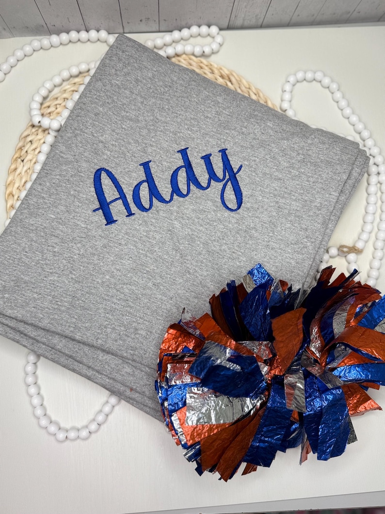 Personalized Embroidered Stadium Blanket: Monogrammed Fleece Tailgate ...