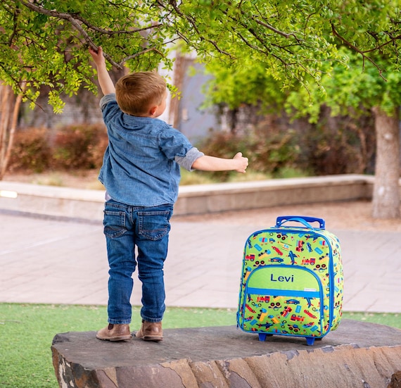 Pretty Flowers Personalized Kids Rolling Luggage by Stephen Joseph