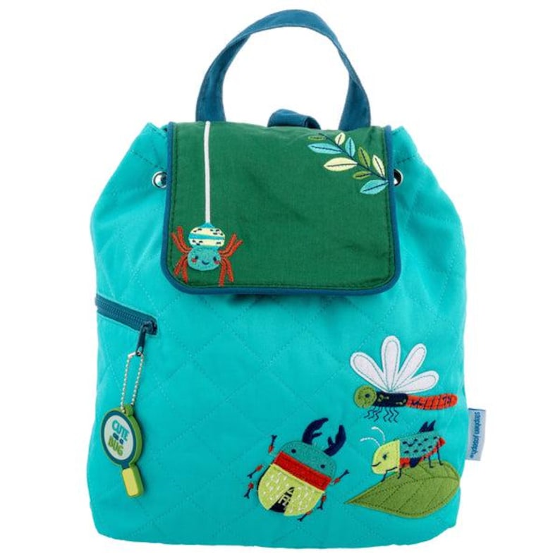 Personalized Toddler Backpack: Stephen Joseph Quilted Boy's Diaper Bag image 9