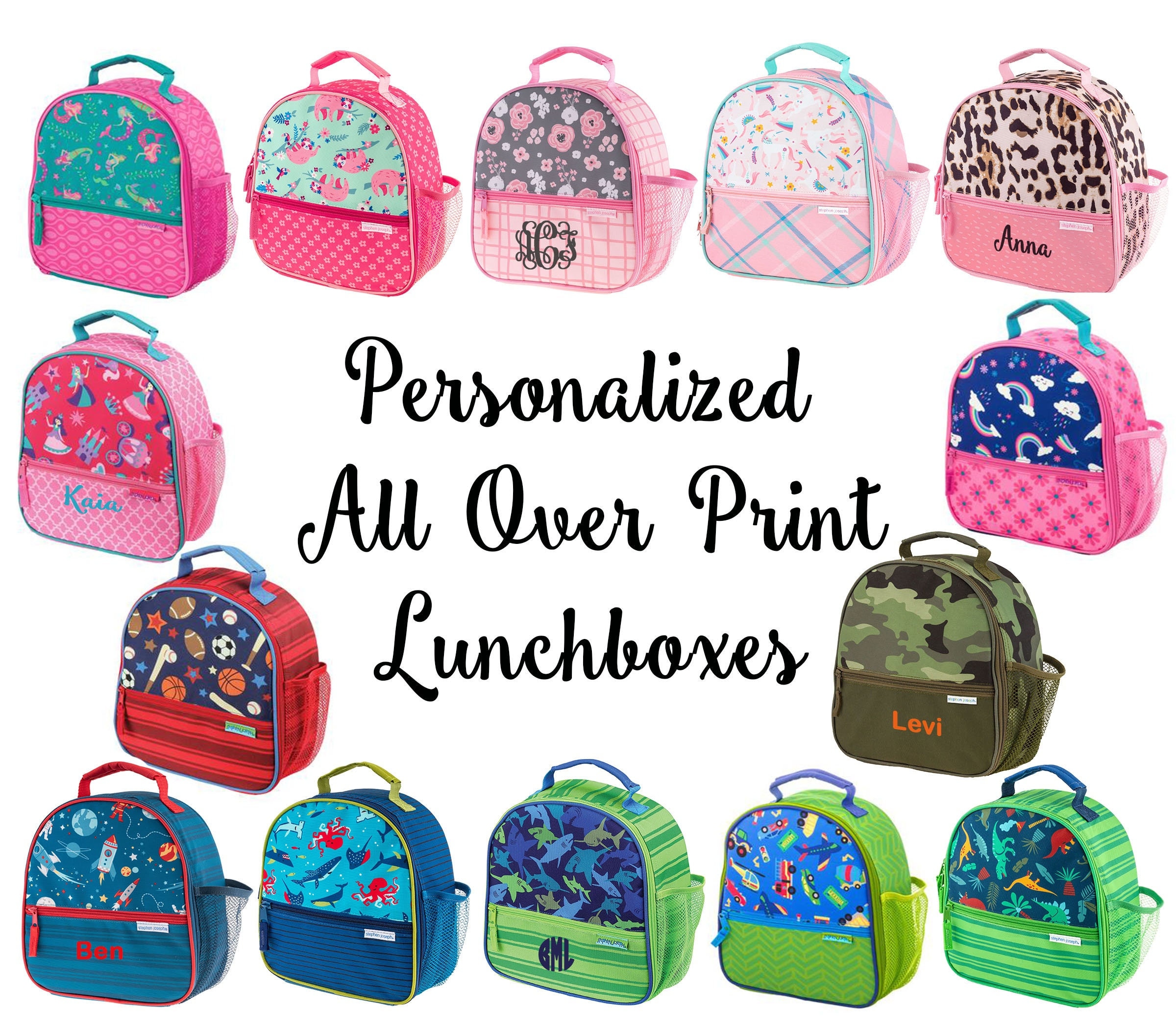 Lunchbox / Stephen Joseph / Lunch Tote / Personalized Lunchbox - Etsy