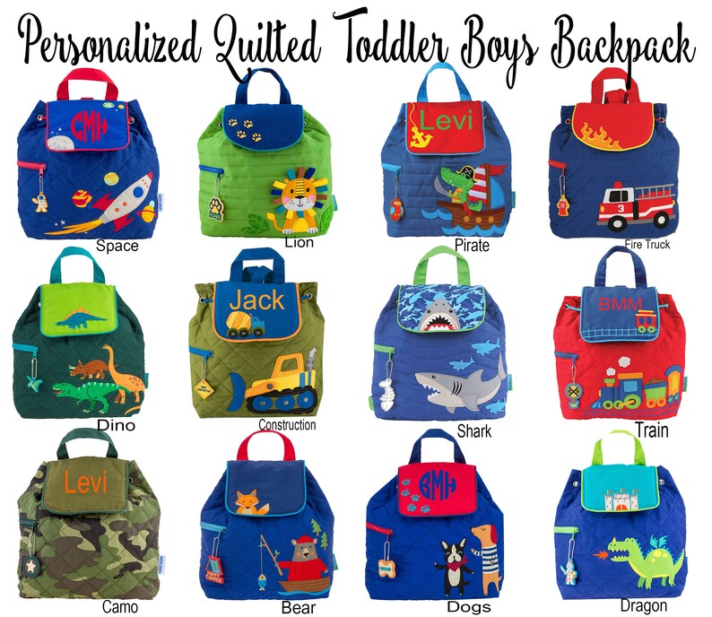 Personalized Toddler Backpacks