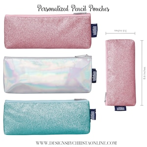 Personalized Backpack, Lunch box and Pencil Pouch Set / Glitter Backpack / Personalized Backpack / Wildkin /  Pencil Case / Back to School