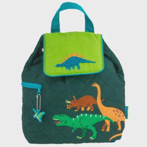 Personalized Toddler Backpack: Stephen Joseph Quilted Boy's Diaper Bag Dino